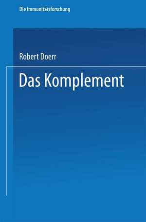 Das Komplement de Robert Doerr