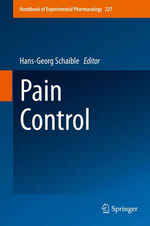 Pain Control de Hans-Georg Schaible