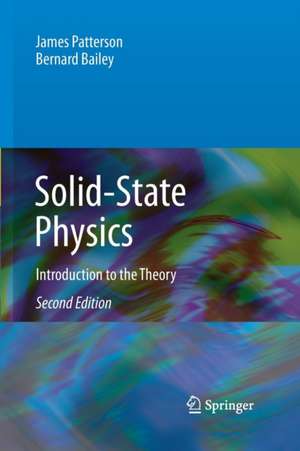 Solid-State Physics: Introduction to the Theory de James Patterson