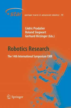 Robotics Research: The 14th International Symposium ISRR de Cédric Pradalier