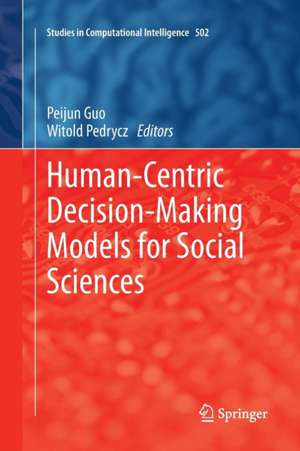 Human-Centric Decision-Making Models for Social Sciences de Peijun Guo