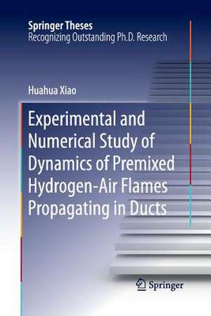 Experimental and Numerical Study of Dynamics of Premixed Hydrogen-Air Flames Propagating in Ducts de Huahua Xiao