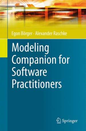 Modeling Companion for Software Practitioners de Egon Börger