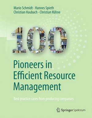 100 Pioneers in Efficient Resource Management: Best practice cases from producing companies de Mario Schmidt