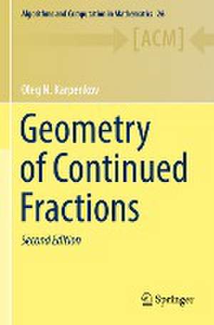 Geometry of Continued Fractions de Oleg N. Karpenkov