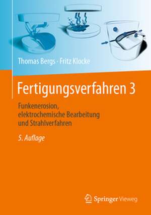 Fertigungsverfahren 3: Funkenerosion, elektrochemische Bearbeitung und Strahlverfahren de Fritz Klocke