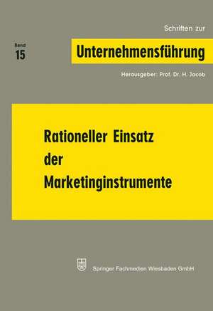 Rationeller Einsatz der Marketinginstrumente de NA Jacob