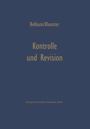 Kontrolle und Revision bei automatischer Datenverarbeitung de Johannis Wilhelmis Belkum