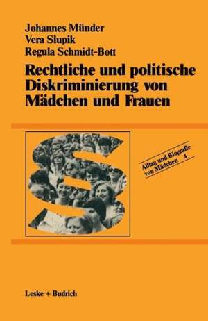 Rechtliche und politische Diskriminierung von Mädchen und Frauen de Vera Slupik