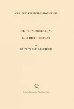 Die Ökonomisierung der Distribution de Fritz Klein-Blenkers