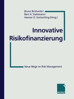 Innovative Risikofinanzierung: Neue Wege im Risk Management de Bruno Brühwiler