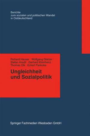 Ungleichheit und Sozialpolitik de Richard Hauser