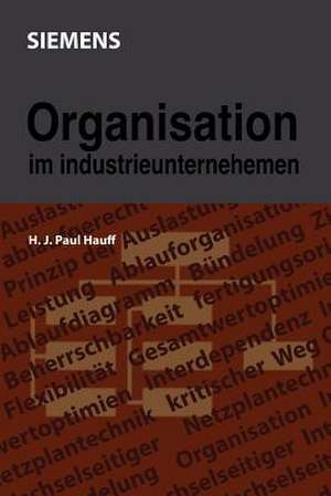 Organisation im Industrieunternehmen de Hanns J. P. Hauff