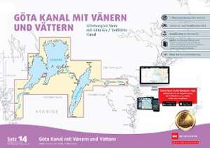 Sportbootkarten Satz 14: Göta Kanal mit Vänern und Vättern (Ausgabe 2022/2023)