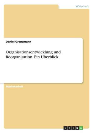 Organisationsentwicklung und Reorganisation. Ein Überblick de Daniel Grenzmann