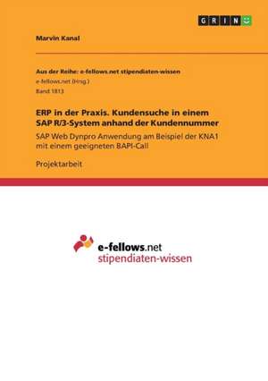 ERP in der Praxis. Kundensuche in einem SAP R/3-System anhand der Kundennummer de Marvin Kanal