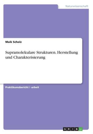 Supramolekulare Strukturen. Herstellung und Charakterisierung de Maik Scholz