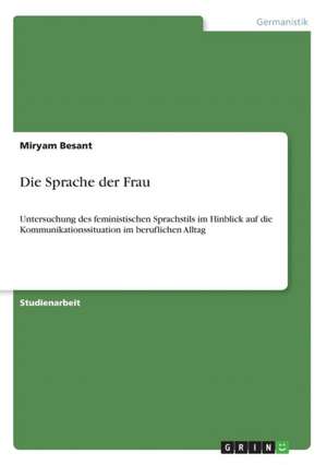 Die Sprache der Frau de Miryam Besant