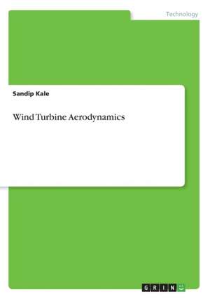 Wind Turbine Aerodynamics de Kale, Sandip