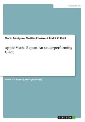 Apple Music Report. an Underperforming Giant de Mario Terrigno