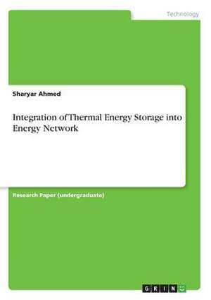 Integration of Thermal Energy Storage Into Energy Network de Ahmed, Sharyar