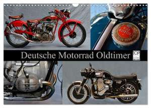 Deutsche Motorrad Oldtimer (Wandkalender 2024 DIN A3 quer), CALVENDO Monatskalender de Ingo Laue