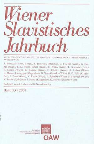 Wiener Slavistisches Jahrbuch