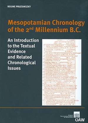 Mesopotamian Chronology of the 2nd Millennium B.C.