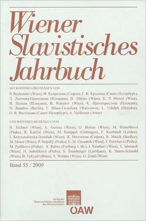 Wiener Slavistisches Jahrbuch Band 55/2009