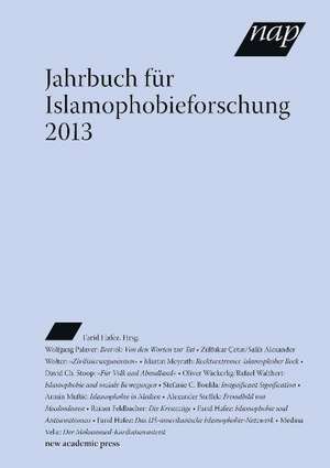 Jahrbuch für Islamophobieforschung 2013 de Farid Hafez