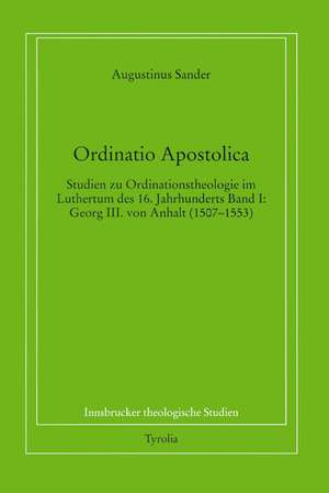 Ordinatio Apostolica. de Augustinus Sander