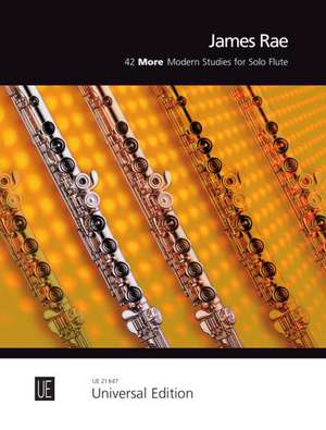 42 More Modern Studies for Solo Flute für Flöte de James Rae