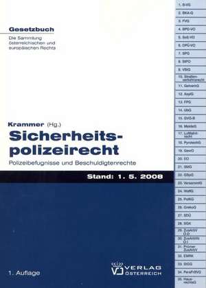 Sicherheitspolizeirecht de Robert Krammer