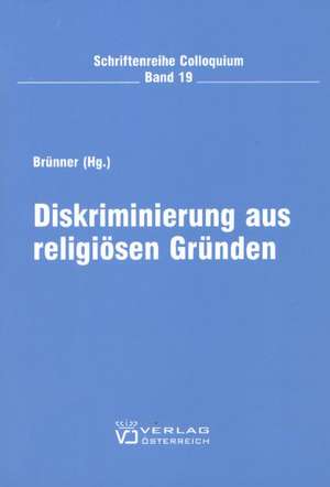 Diskriminierung aus religiösen Gründen de Christian Brünner