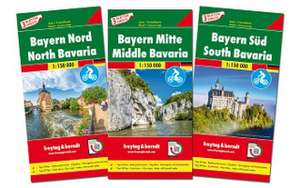 Bayern, Autokarten Set 1:150.000 de Freytag-Berndt und Artaria KG