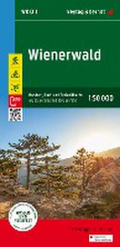 Wienerwald, Wander-, Rad- und Freizeitkarte 1:50.000, freytag & berndt, WK 011 de Freytag & Berndt