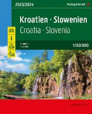 Kroatien - Slowenien, Autoatlas 1:150.000, freytag & berndt de freytag & berndt