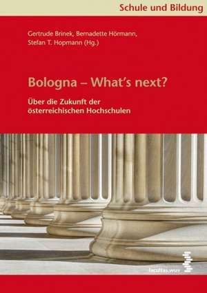 Bologna - whats next? de Christoph Badelt