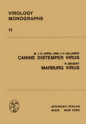 Canine Distemper Virus: Marburg Virus de M.J.G. Appel