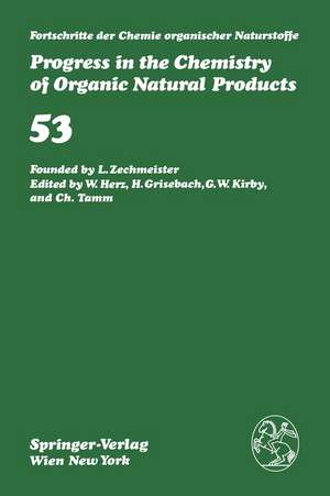 Fortschritte der Chemie organischer Naturstoffe / Progress in the Chemistry of Organic Natural Products de L.F. Alves