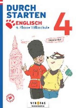 Durchstarten 4. Klasse Volksschule. Diego to go! Englisch - Übungsbuch de Carina Oberhofer