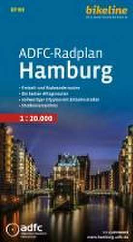 ADFC-Radplan Hamburg de Esterbauer Verlag