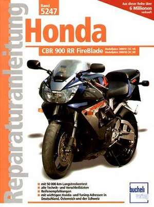 Honda CBR 900 Fireblade / CBR 900 Fireblade RR ab Baujahr 2000 / ab Baujahr 2002