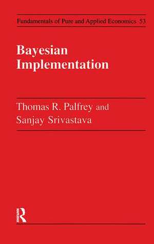 Bayesian Implementation de Thomas R. Palfrey