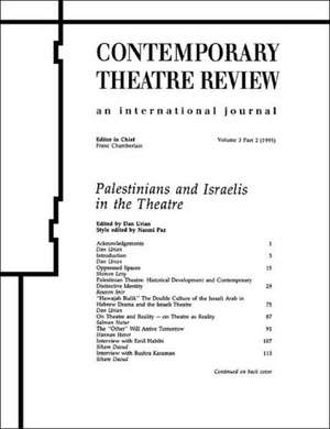 Palestinians and Israelis in the Theatre de Dan Urian