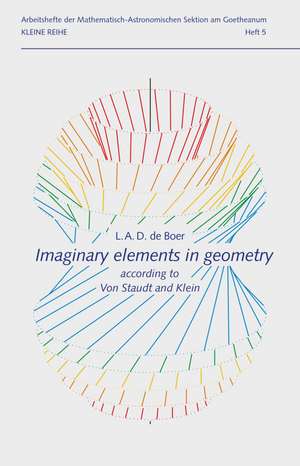 Imaginary elements in geometry de L. A. D de Boer