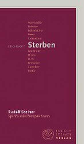 Stichwort Sterben de Rudolf Steiner