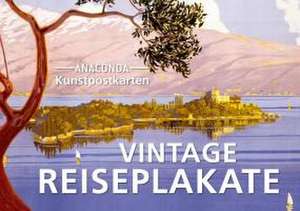 Postkarten-Set Vintage-Reiseplakate de Anaconda Verlag