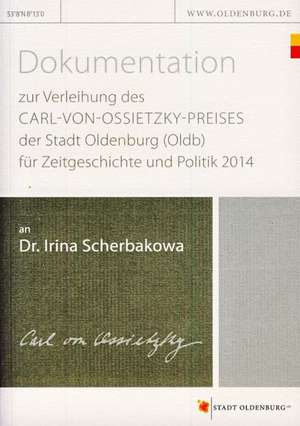 Dokumentation zur Verleihung des Carl-von-Ossietzky-Preises der Stadt Oldenburg (Oldb) für Zeitgeschichte und Politik 2016 an Ahmad Mansour de Stadt Oldenburg