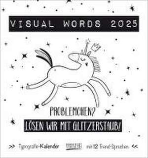 Visual Words Black 2025 de Verlag Korsch